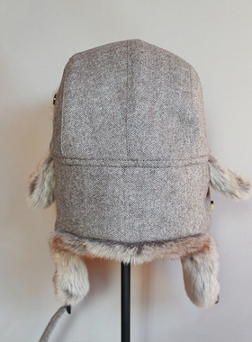 极速Russian Trooper Trapuper Hat Winter  Bomber Hat Men Wome