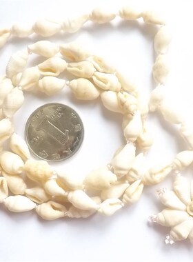 极速小懒猴 古董别致天然贝壳长项链 vintagWe 1611