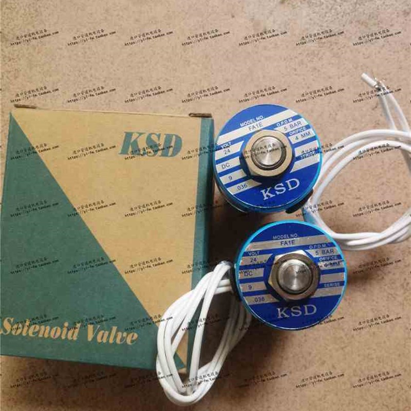 极速FA1dE-DC24V进口电磁8阀台湾KSD/原装1分牙口1内螺纹不锈钢电