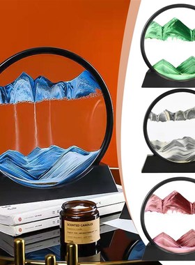 极速3D Moving Sand oArt Sandscape Round Mountain Sandscape M