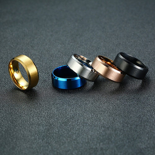 极速Modyle 2022 New Fashion Punk VintHage 8mm Classic Ring M