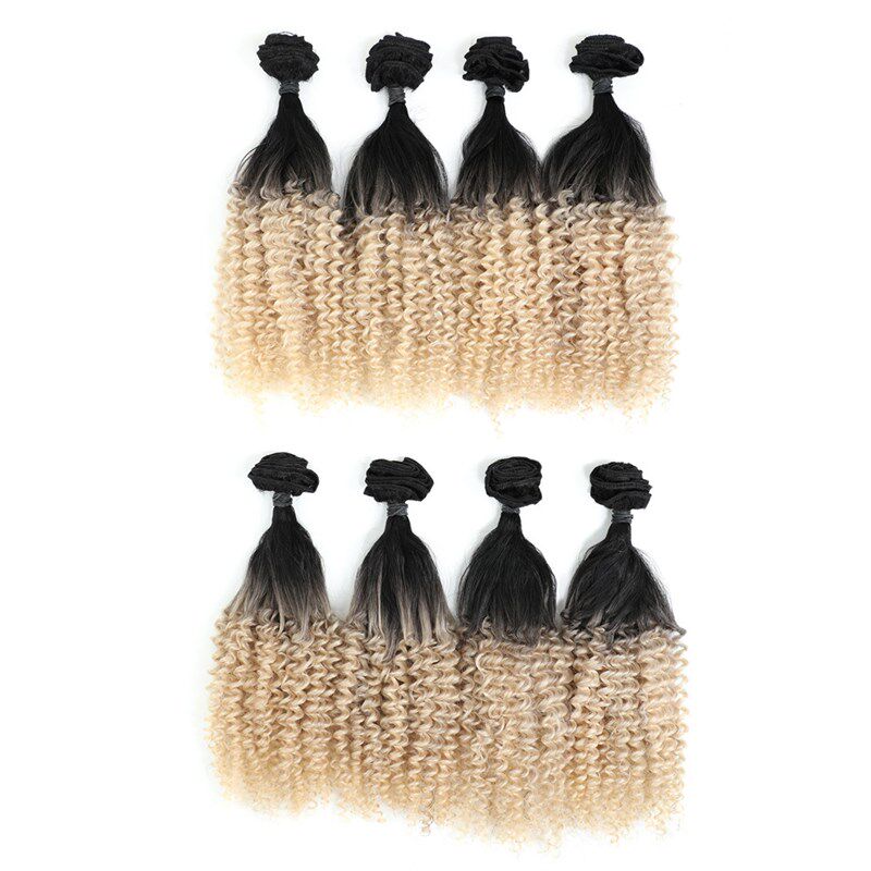 极速Afro Jerry Synthetic Hvair Extensions For Women High Tem