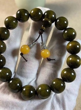 新品金丝楠木佛珠手串男女手链紫檀黑檀黄K花梨沉香阴沉木金丝檀