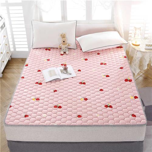 极速薄款榻榻米垫子牀垫软垫家用白色D1.5褥子夏季垫被1米2垫褥防