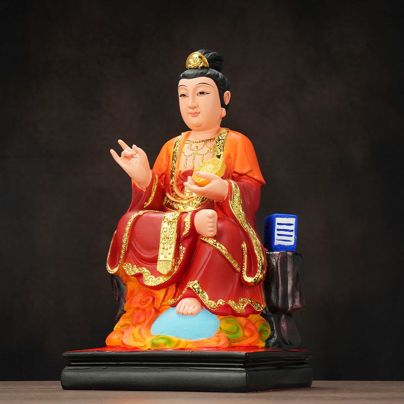 极速【结缘佛像】树脂地母娘娘大地之母后土娘娘九U母元君地姥客