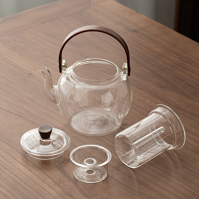 极速陶瓷电磁炉煮茶器煮茶炉玻璃烧F水壶煮茶壶耐高温茶壶茶水分