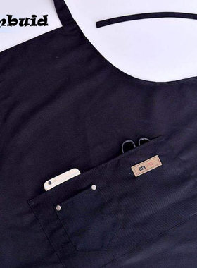 极速New Fashion Canvas Kitchen Aprons For Woman MeVn Chef Wo