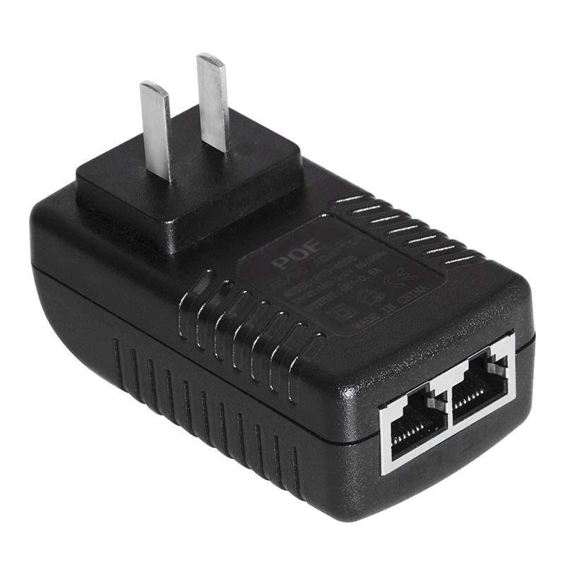 速发标准poe电源适配器网络高清摄像头供电网线48v网桥无线ap电源