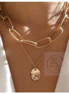 极速。Acceessories temperament alloy pendant simple clavicle