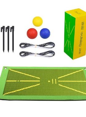 极速New Golf Swing Mat Hitting Direction Marker WTracking