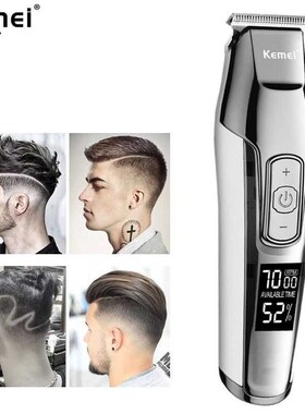 极速Kemei Beard-Shaver Hair-Cutter ProfeKssional Barber Cord