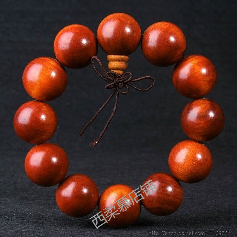 极速西柔慕木印尼血m龙木手串手錬佛珠透光文玩档位珠男女款饰品