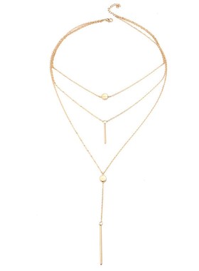 极速Clavicle Ckhain Short Necklace Pendant Sweater Chain