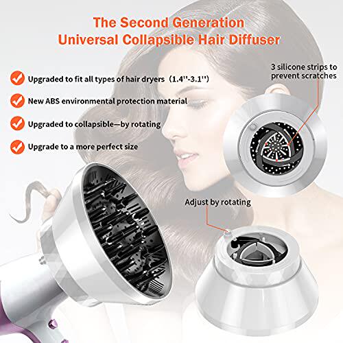极速ZOMAO Ungiversal Hair Diffuser Hair Diffuser Attachment