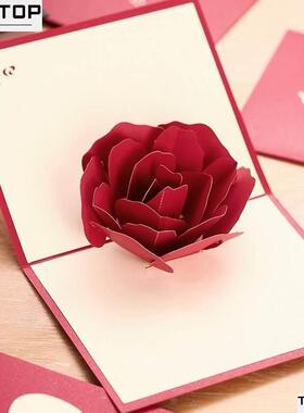 极速Anniversary greeting card D stereo GreetiXng Card