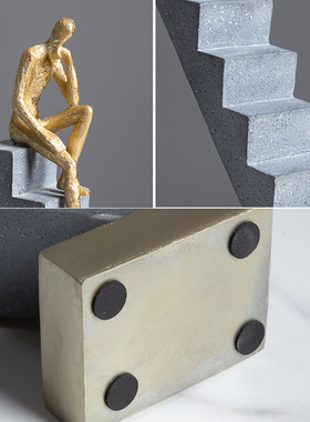 极速思考者人f物样板房装饰品摆件家居客厅电视柜酒柜展示柜艺术