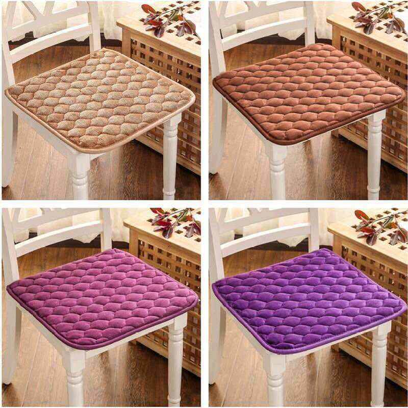 极速四季通用法兰绒棉布椅垫电脑垫汽车坐垫O办公室学生坐垫餐椅