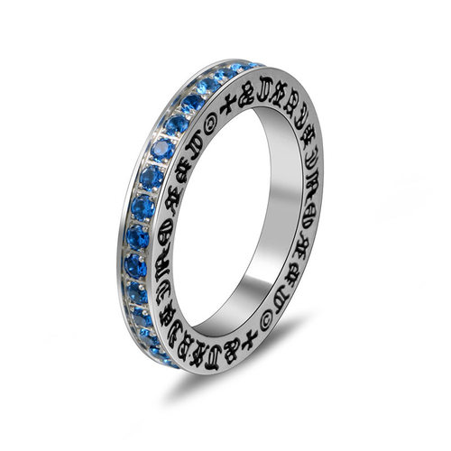 极速Diamond with indeqx finger ring and titanium steel tail