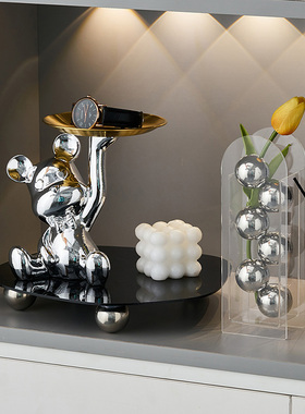 极速现代简约亚克力花瓶仿真花假z花插花器ins客厅餐桌家居装饰品