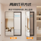 新品 推拉镜入户玄关 穿衣镜家用电表箱遮s挡可关闭全身镜子隐藏式