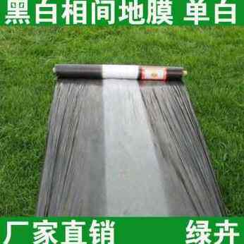 极速厂销农用g黑白相间地膜双白单白地膜银黑双色反光膜大棚V膜塑
