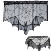 Scary Web Halloween Black 极速1pcs Spider Decor GLace Cobweb