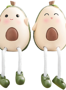 极速北欧ins可爱吊脚娃娃摆件客厅玄关酒柜电P视柜书柜书桌装饰小