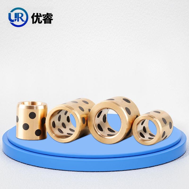 热销石墨烯铜套无油衬套自润滑轴承含油铜套耐磨高S速耐腐蚀内径4
