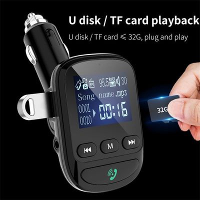 Car Bluetooth 5.0 FM Transmitter Wireless Handsfree Audio Re