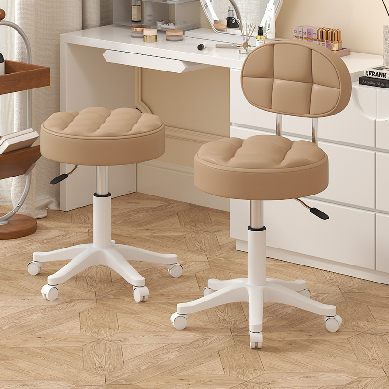 速发甲脑椅子生靠室化妆椅梳妆台凳子家用卧背椅美电椅升降圆凳