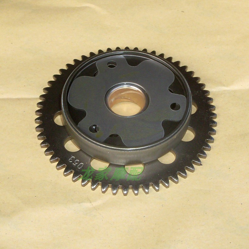 速发适用福越A125海王星H50铃星摩托车超木离合器电启动起动盘