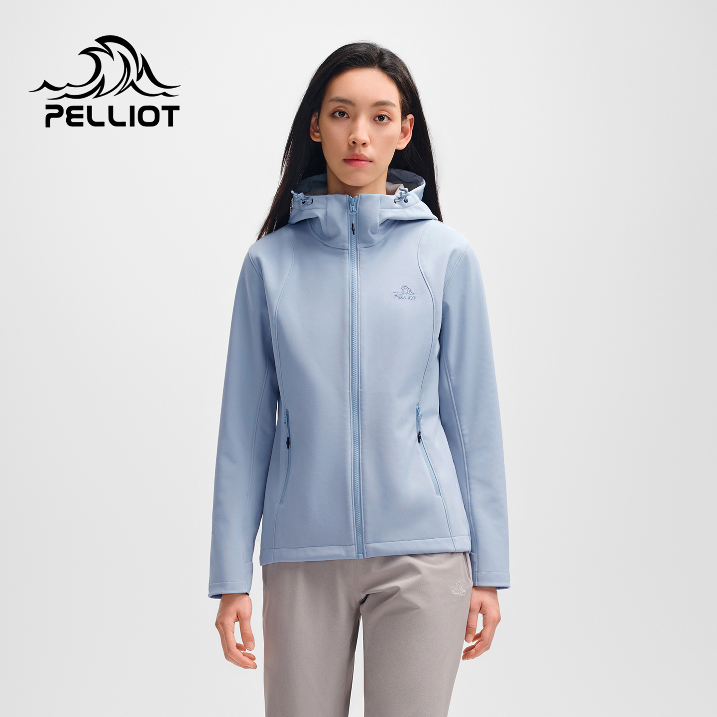 伯希和户外软壳衣冲锋衣防风内胆