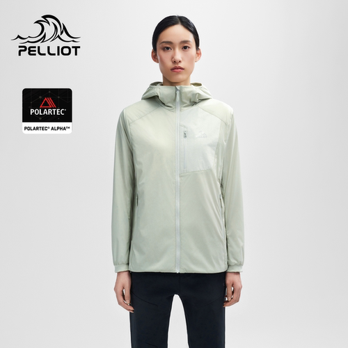 【P系列】伯希和Polartec Alpha抓绒外套户外女防风保暖运动上衣