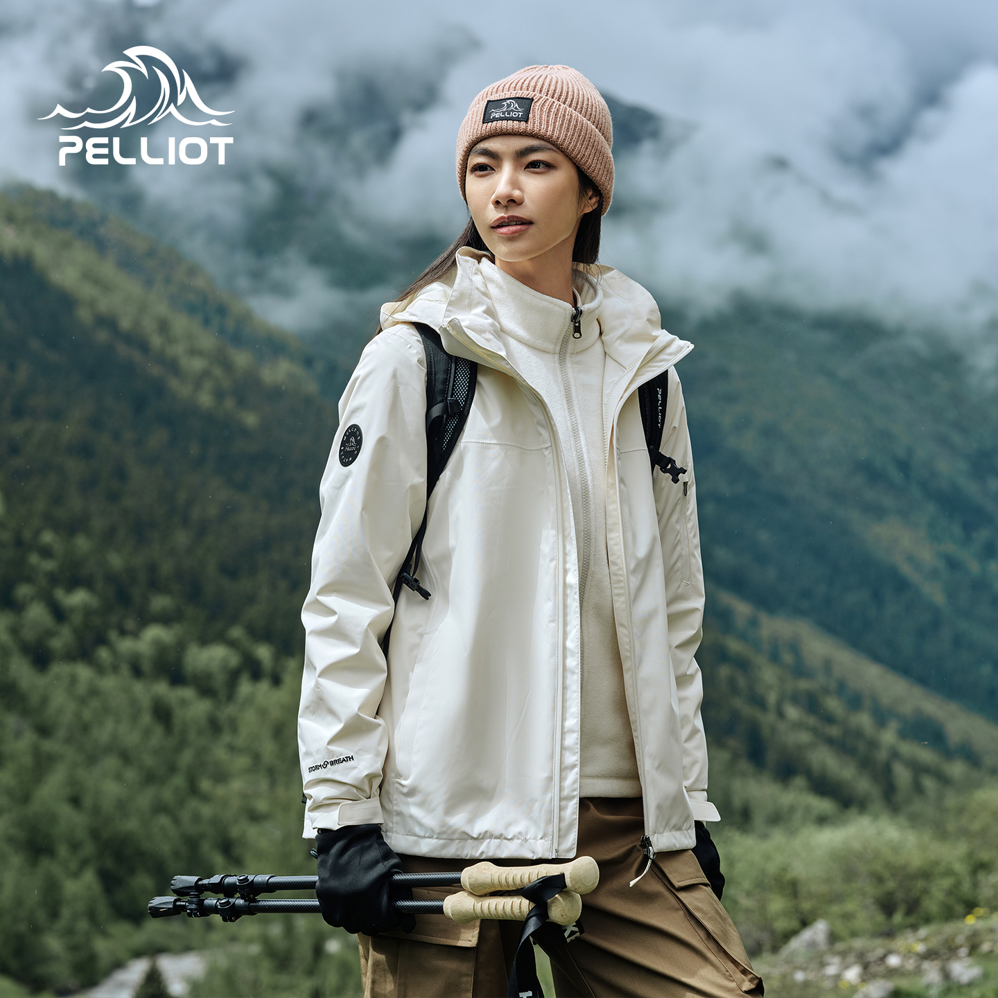 伯希和户外秋冬三合一冲锋衣