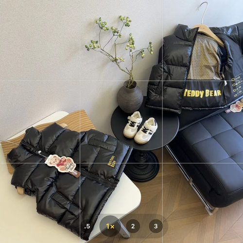 男女童马甲爆款黑金马甲新款中大童防寒坎肩外套男孩羽绒棉马甲ak