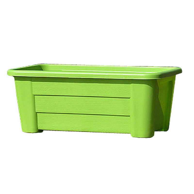 极速花盆阳台种h菜盆塑料花卉绿植长方形树脂PP地面桌面大花盆长