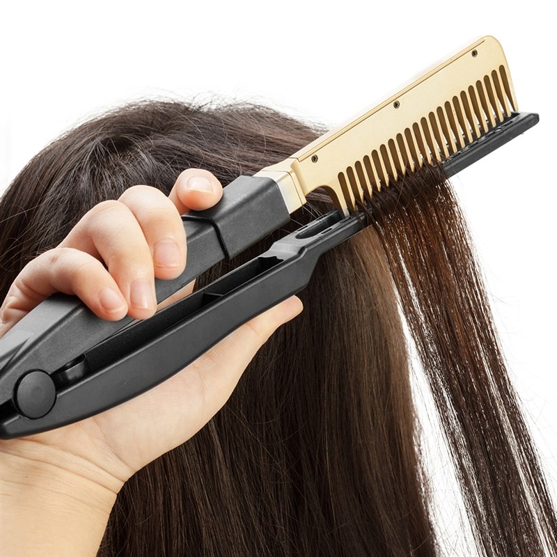 极速Hair Straightener Flat IroCns Straightening Brush Hot