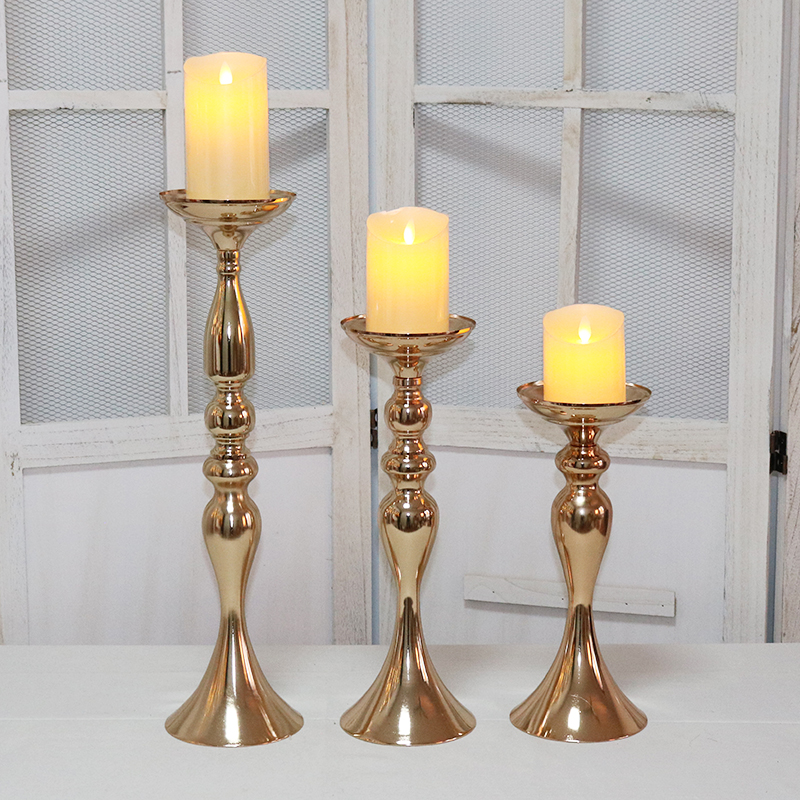 极速欧式复古木质烛台 婚礼酒店签到台组I合摆放花器 客厅餐桌装