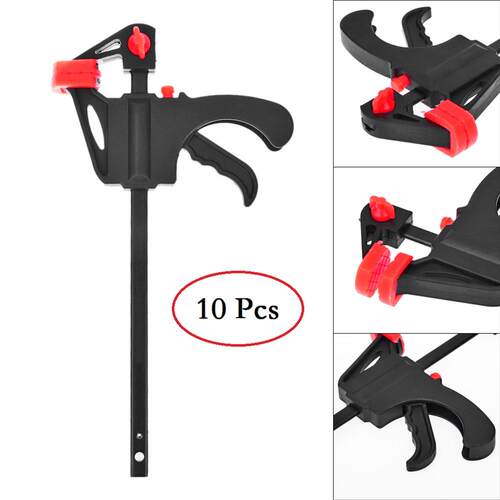 新品4 inch 2/5/10pcs Woodworking BaFr F Clamp Clip Hard Grip