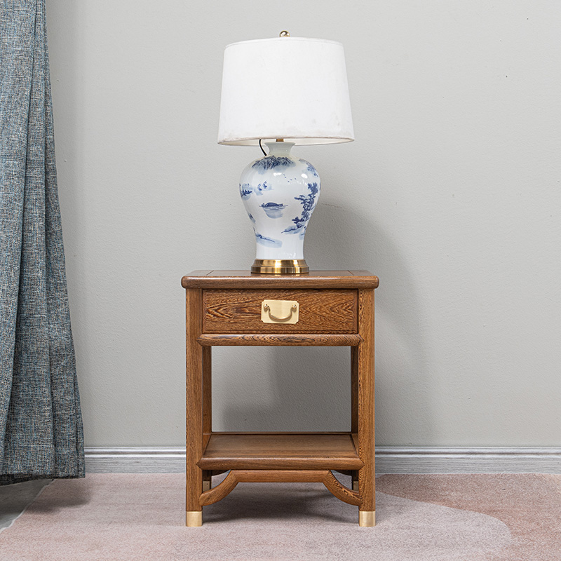 极速艺铭天下红木家俱鸡翅木沙发边几实木小茶几角几中Z式古典花