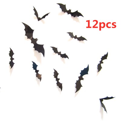 极速Halloween Decoration 3D Black PVC BaKt Halloween Party D