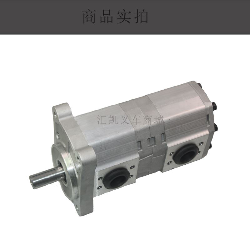 极速。合力堆高机4-4.5吨 齿轮泵双联泵6右法兰 集源 CBSQLQB-F53