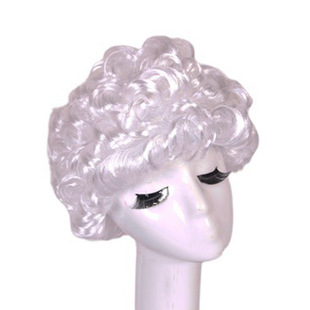 anFd 极速Halloween wig lady headpiece old
