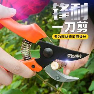 极速。绿化带修花剪刀树子修枝剪蔬菜家I用加厚花枝花卉庭院大修