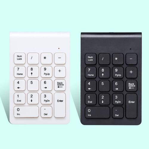 新品2.4GHz Wireless pNumeric Keypad 18 Keys Digital Keyboard