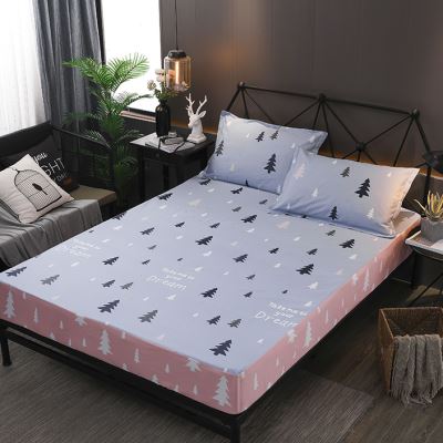 新品纯棉防水床笠隔尿定制9p0x190x150x180x200x220薄棕垫套榻榻图片