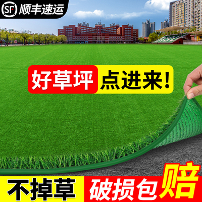 速发草人地毯人造场色塑料草铺垫户外台足球绿幼儿园坪工假草皮