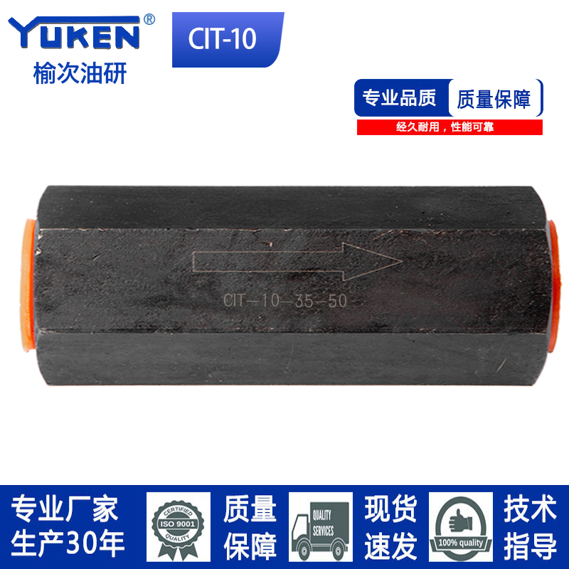 现货速发油研款液压单向阀止回阀 直通管式逆止阀CIT-10 02 04 06