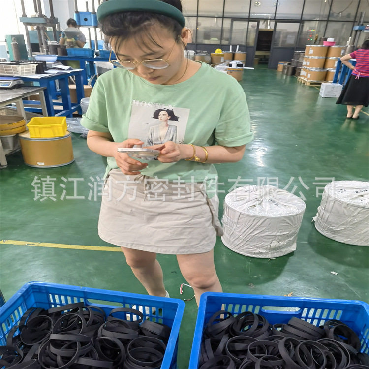供应聚四氟乙烯PTFE+碳纤维导向环黑色四氟活塞环