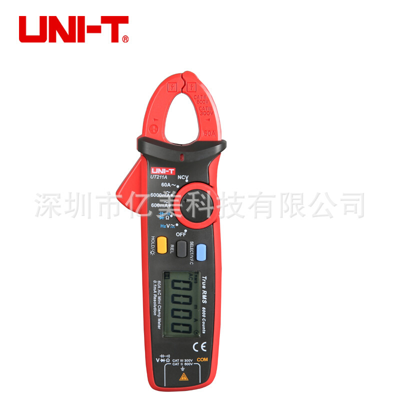 优利德UT211A/UT211B 60A钳形表真有效值钳形万用表迷你